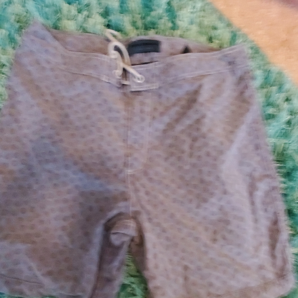 nwt men's 34 blue original paperbacks swim trunks